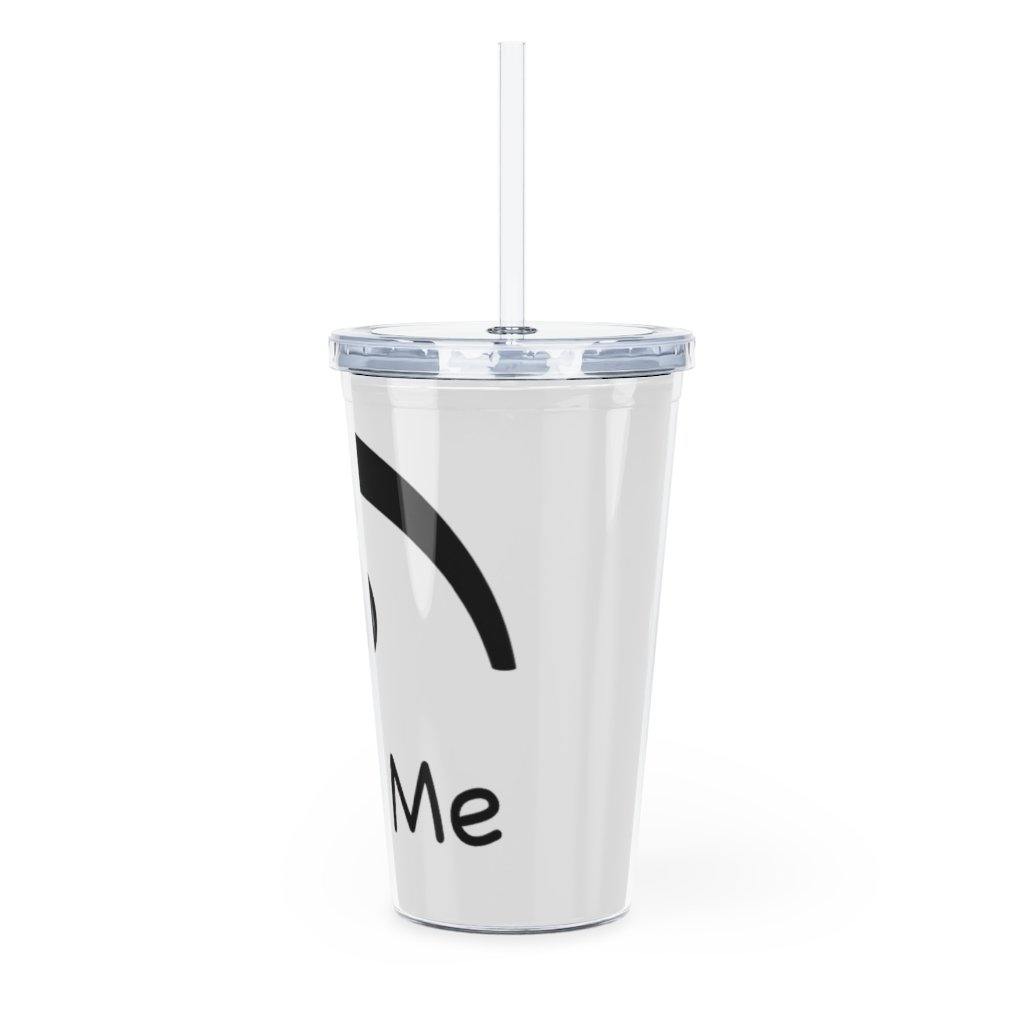 Hold Me Fermata Plastic Tumbler with Straw - Music Gifts Depot