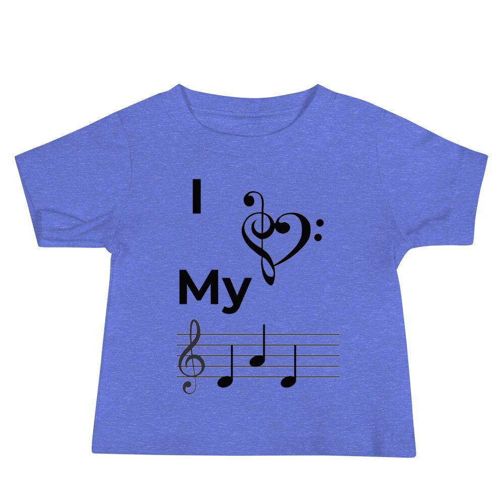 I Love My Dad, Baby Music shirt - Music Gifts Depot