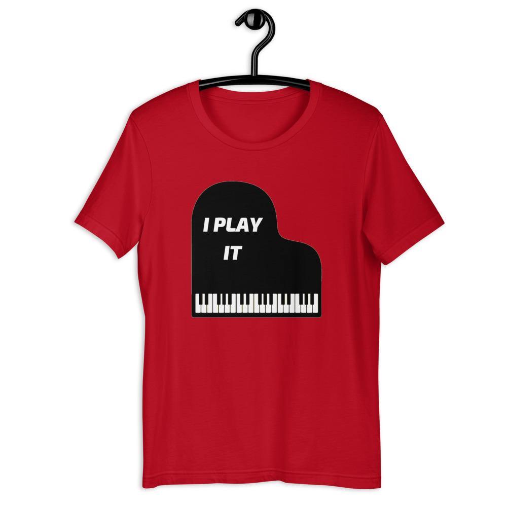 I Play It Piano T-Shirt - Music Gifts Depot