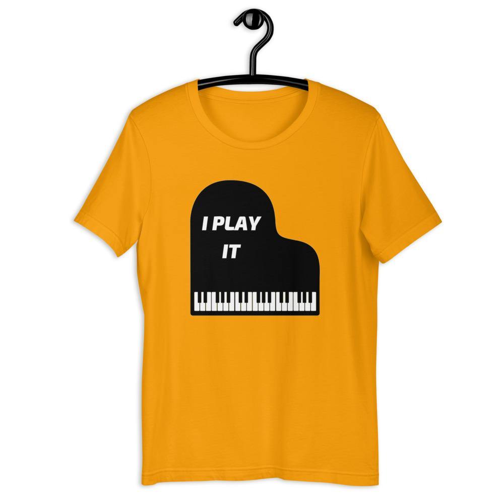 I Play It Piano T-Shirt - Music Gifts Depot