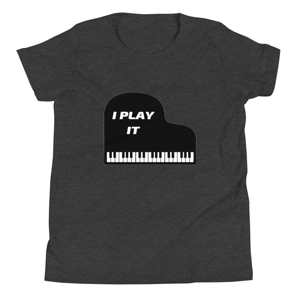 I Play It Youth Kids T-Shirt - Music Gifts Depot