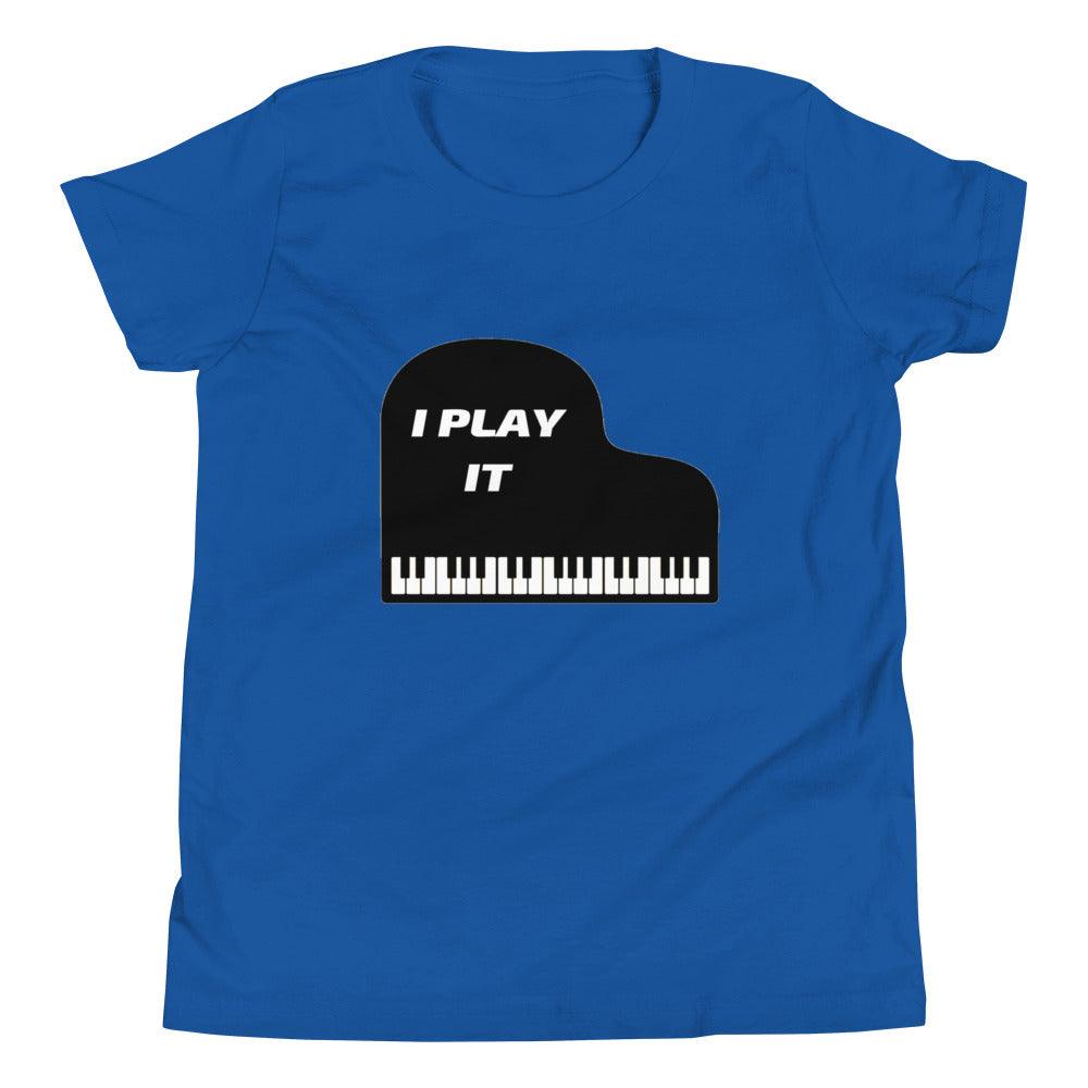 I Play It Youth Kids T-Shirt - Music Gifts Depot