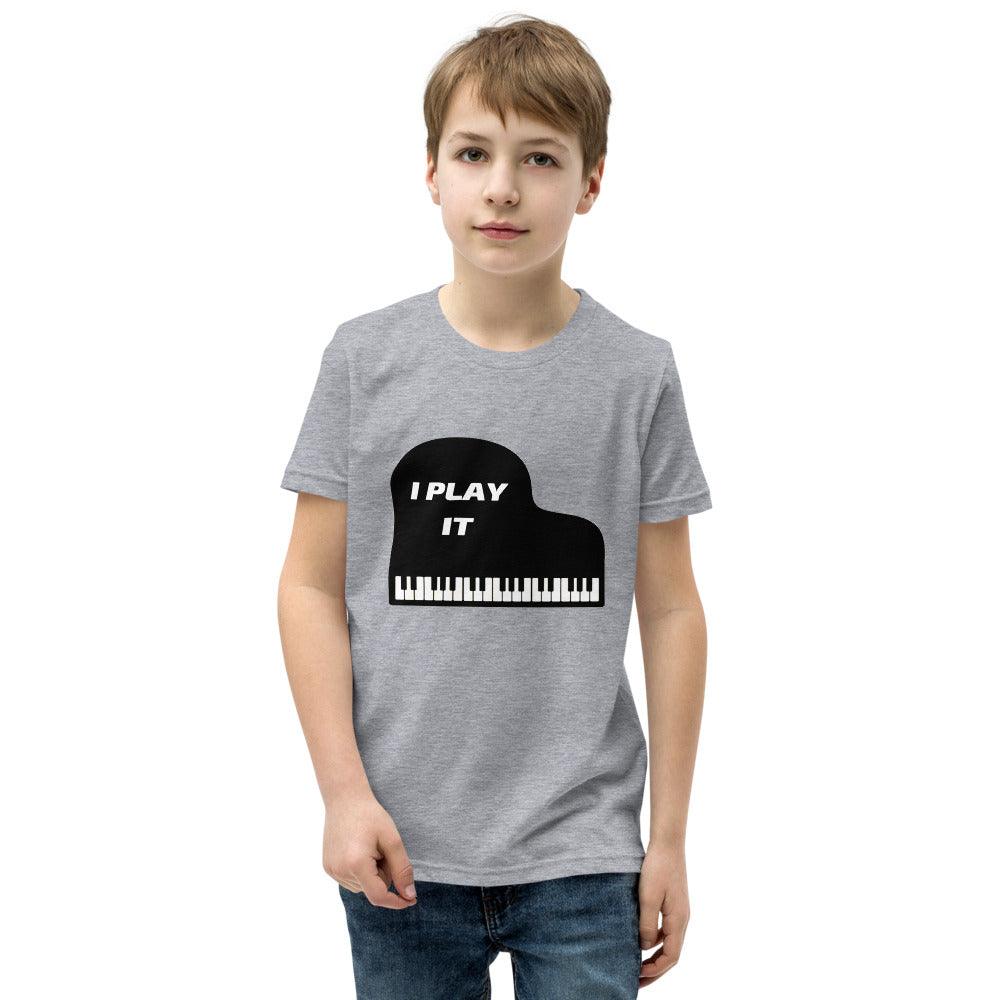 I Play It Youth Kids T-Shirt - Music Gifts Depot