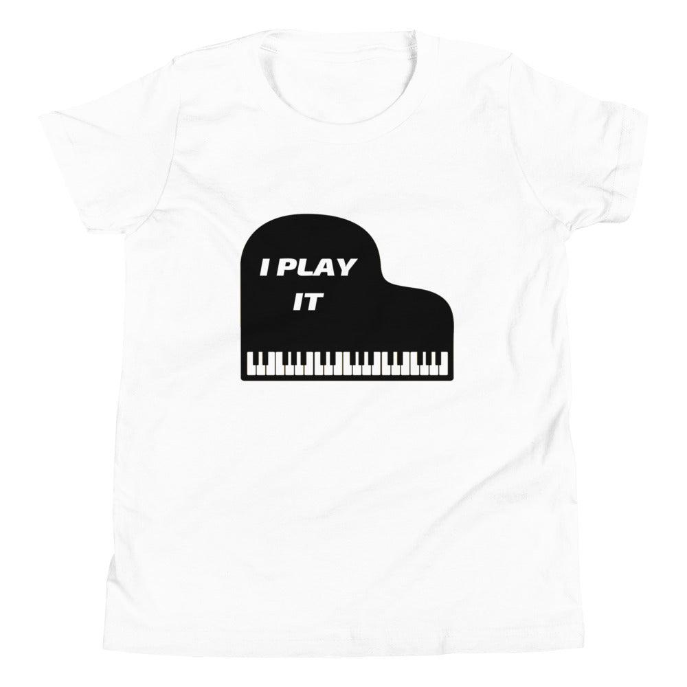 I Play It Youth Kids T-Shirt - Music Gifts Depot