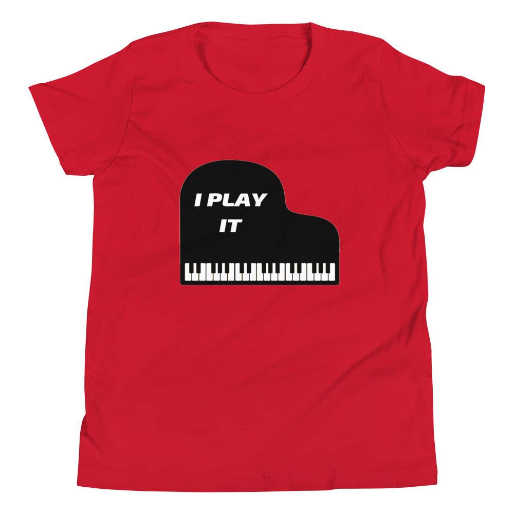 I Play It Youth Kids T-Shirt - Music Gifts Depot