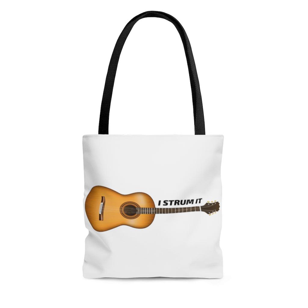 I Strum It Guitar Tote Bag - Music Gifts Depot