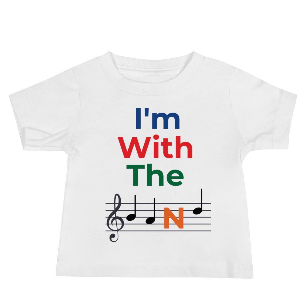 I'm With The Band Baby Music Shirt - Music Gifts Depot