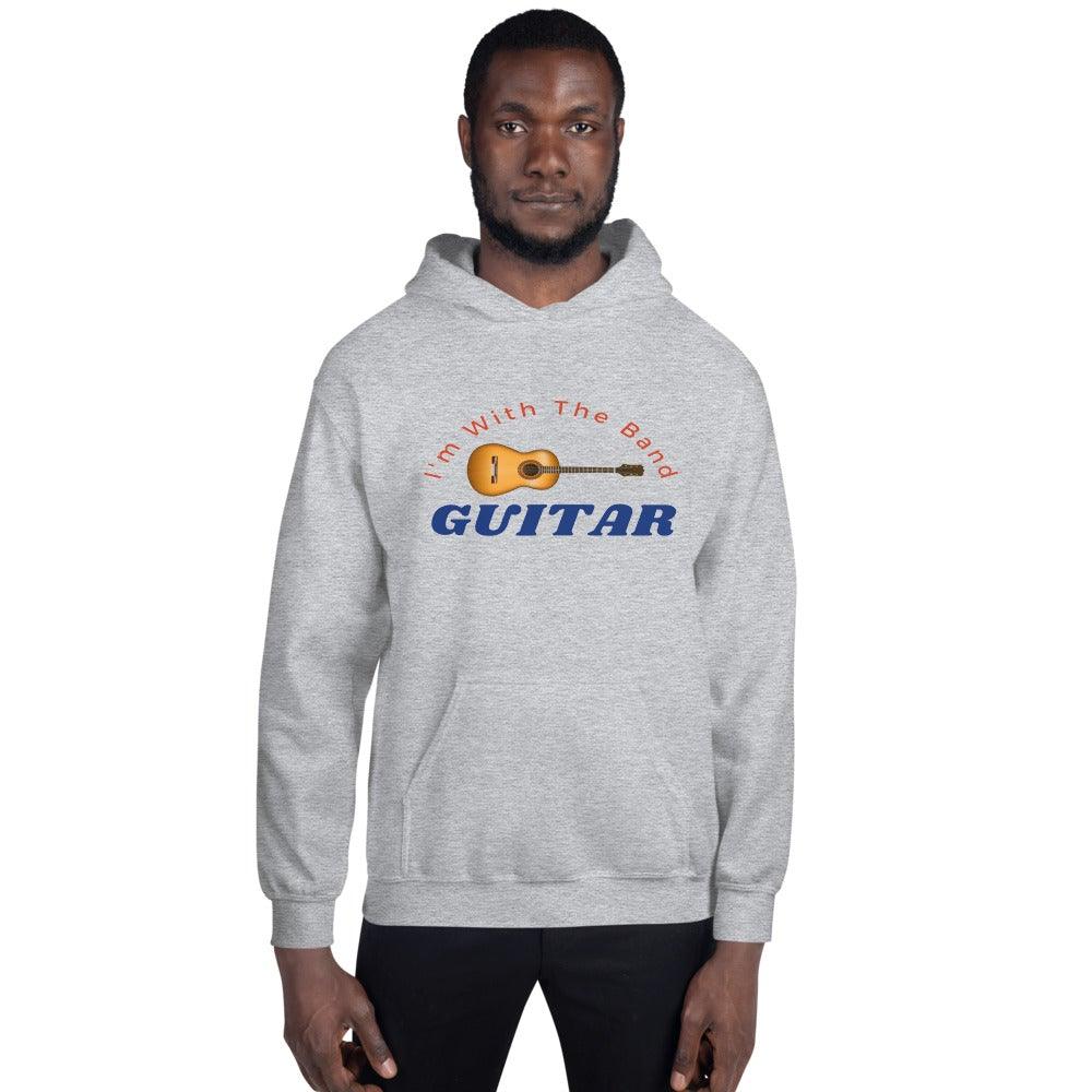 I'm With The Band Guitar Hoodie - Music Gifts Depot