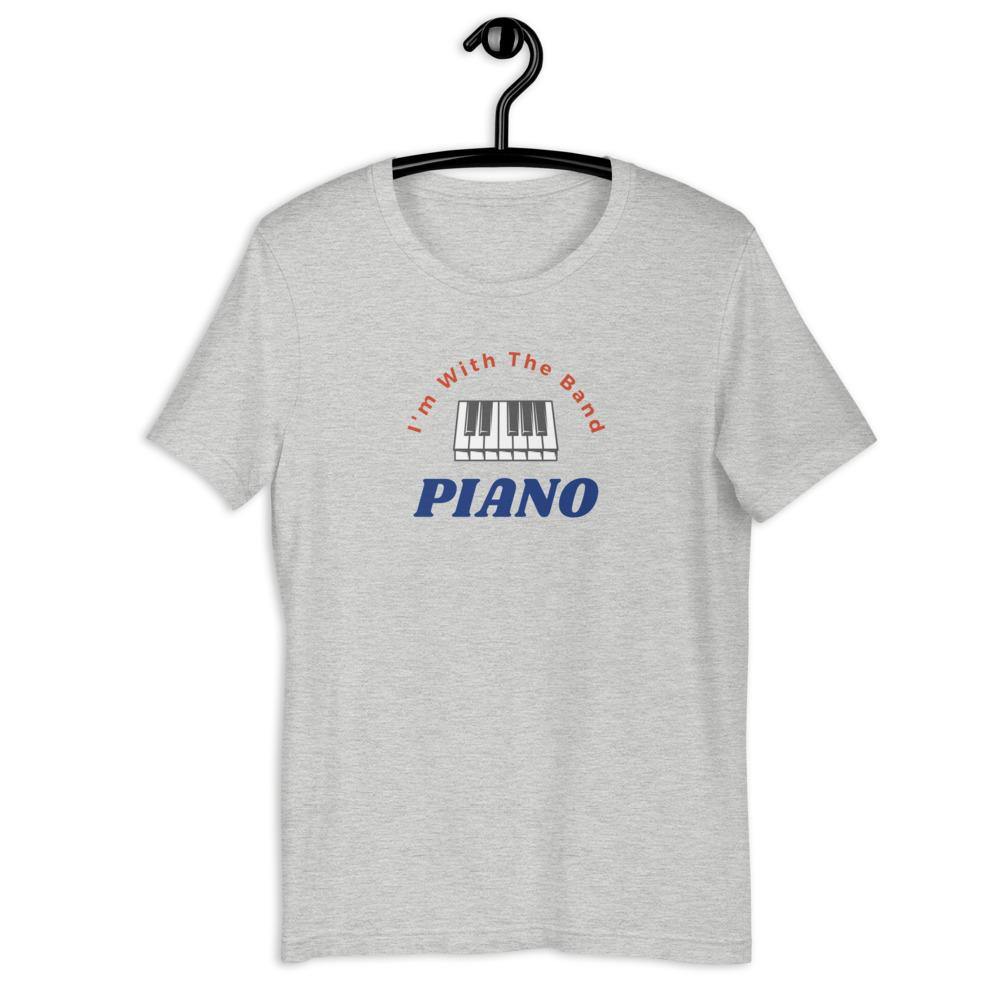 I'm With The Band Piano T-Shirt - Music Gifts Depot