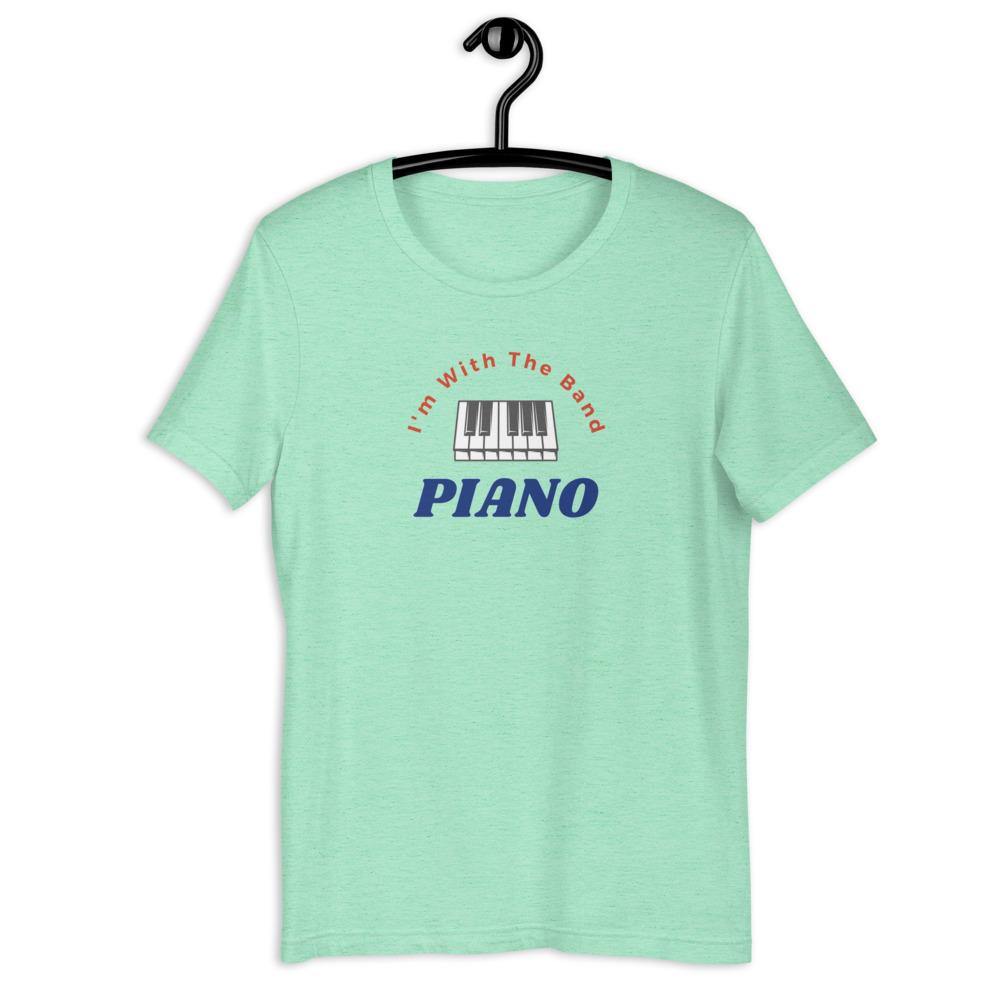 I'm With The Band Piano T-Shirt - Music Gifts Depot