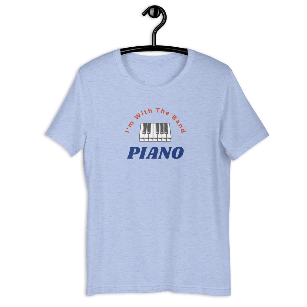 I'm With The Band Piano T-Shirt - Music Gifts Depot