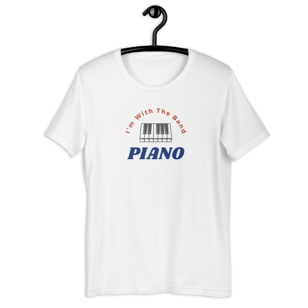 I'm With The Band Piano T-Shirt - Music Gifts Depot