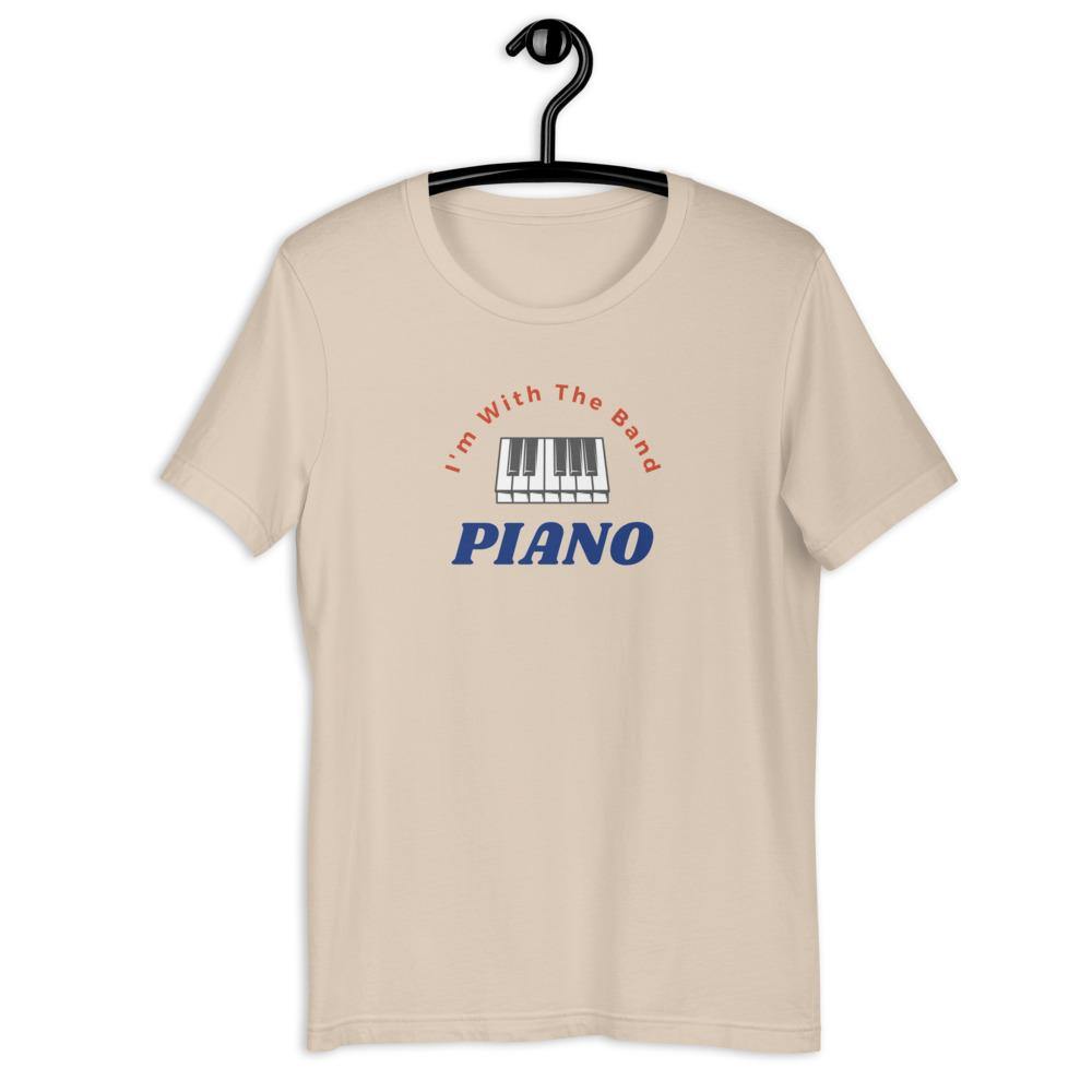 I'm With The Band Piano T-Shirt - Music Gifts Depot