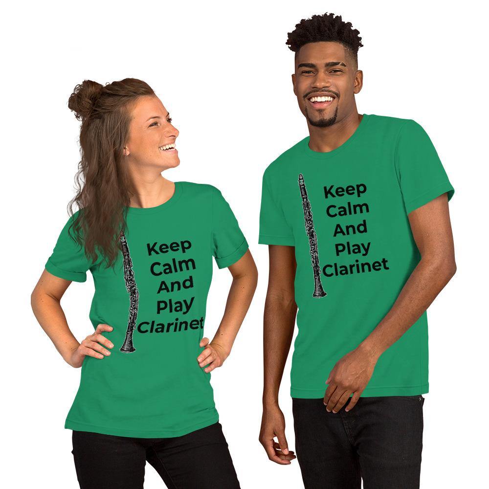 Keep Calm and Play Clarinet T-shirt - Music Gifts Depot