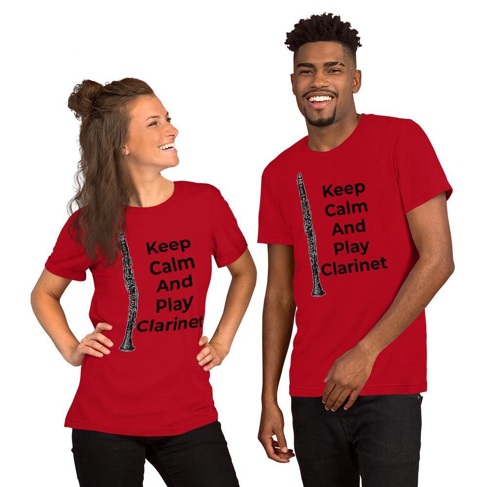 Keep Calm and Play Clarinet T-shirt - Music Gifts Depot