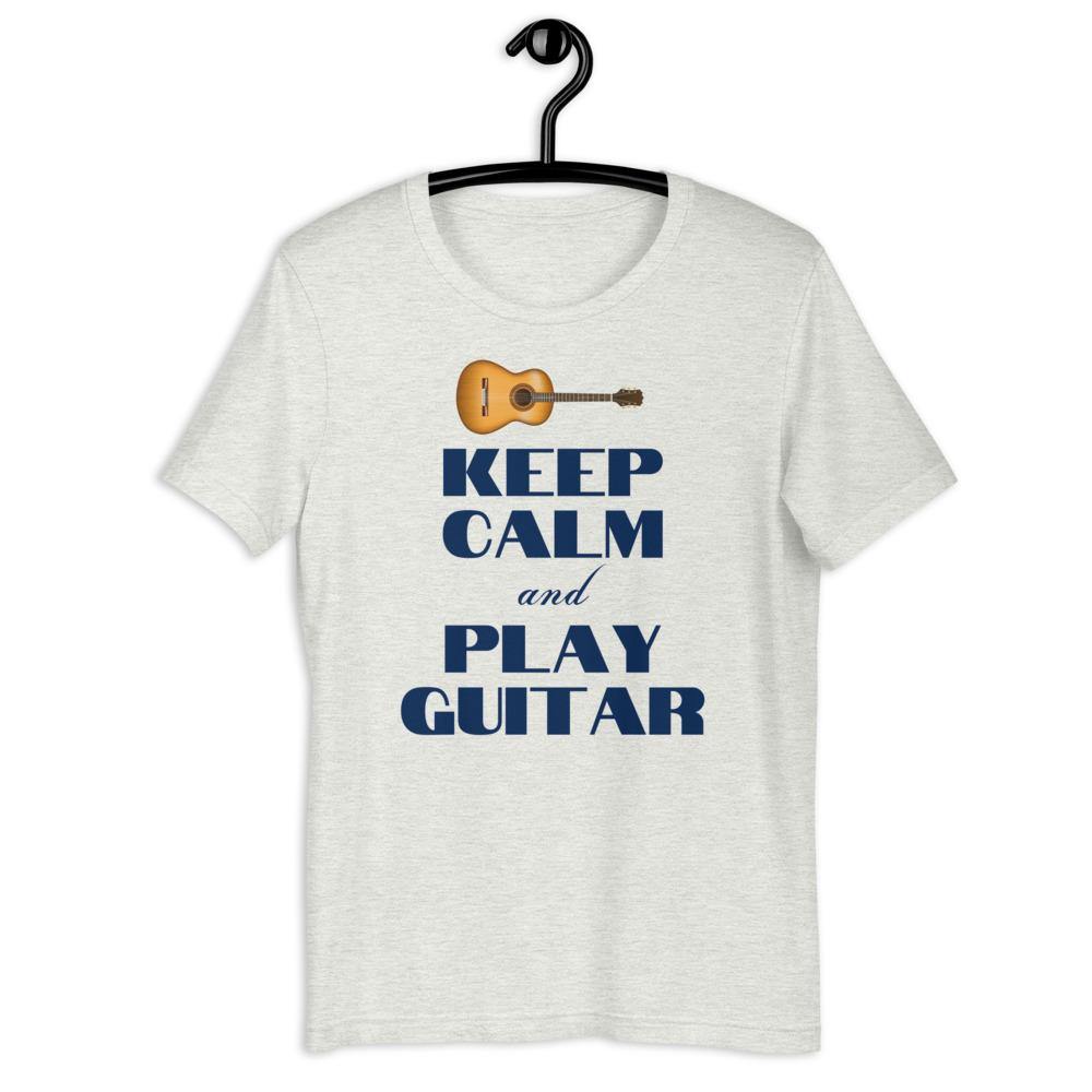 Keep Calm and Play Guitar T-Shirt - Music Gifts Depot