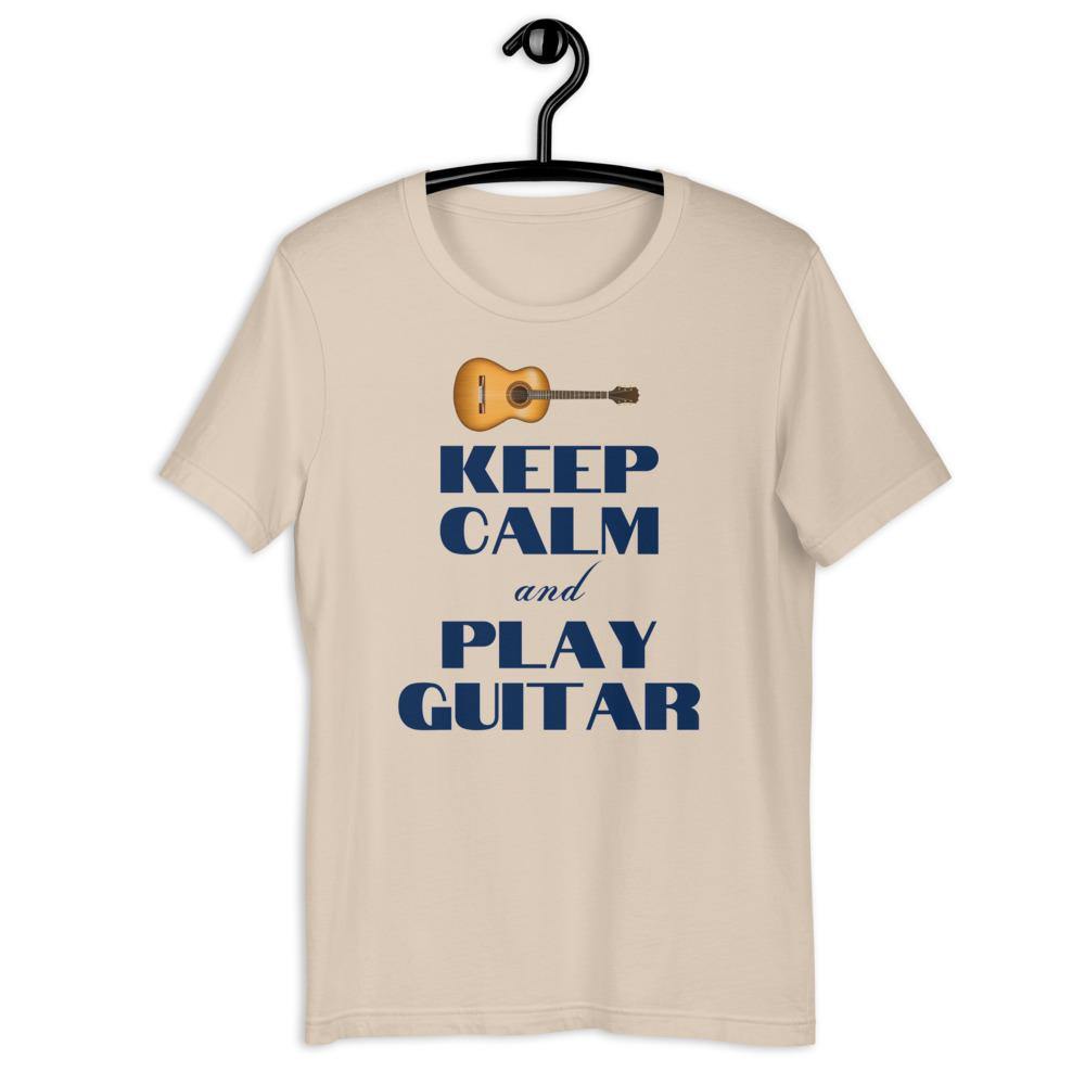 Keep Calm and Play Guitar T-Shirt - Music Gifts Depot