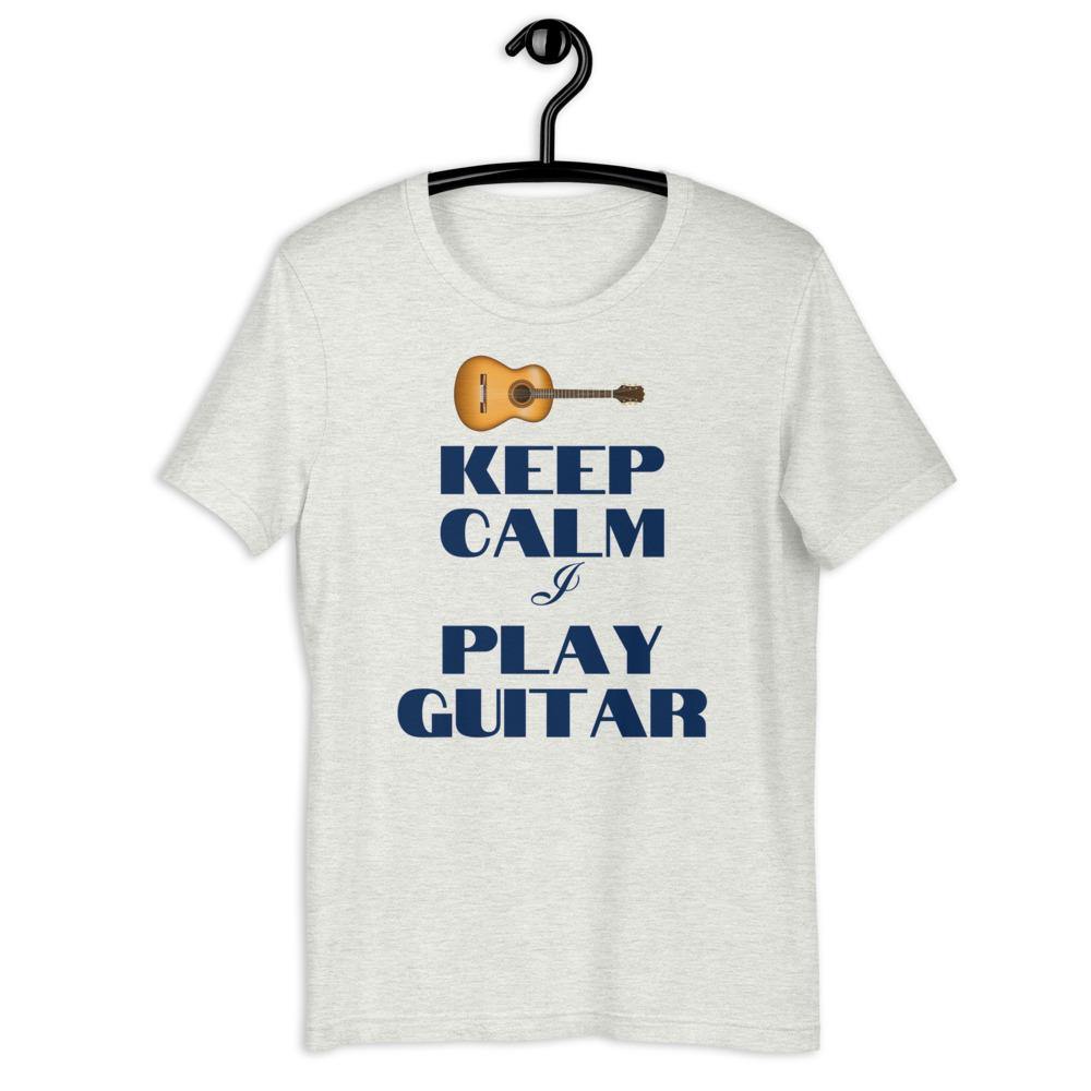 Keep Calm I Play Guitar T-Shirt - Music Gifts Depot