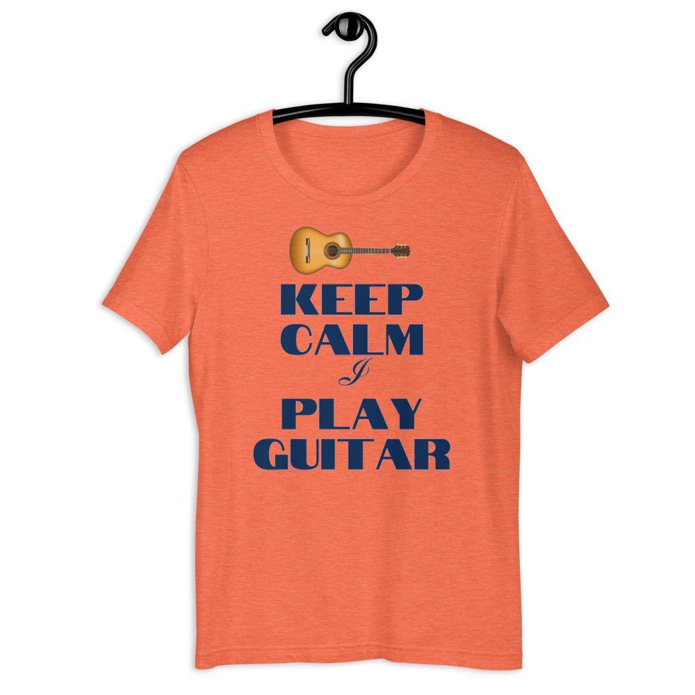 Keep Calm I Play Guitar T-Shirt - Music Gifts Depot
