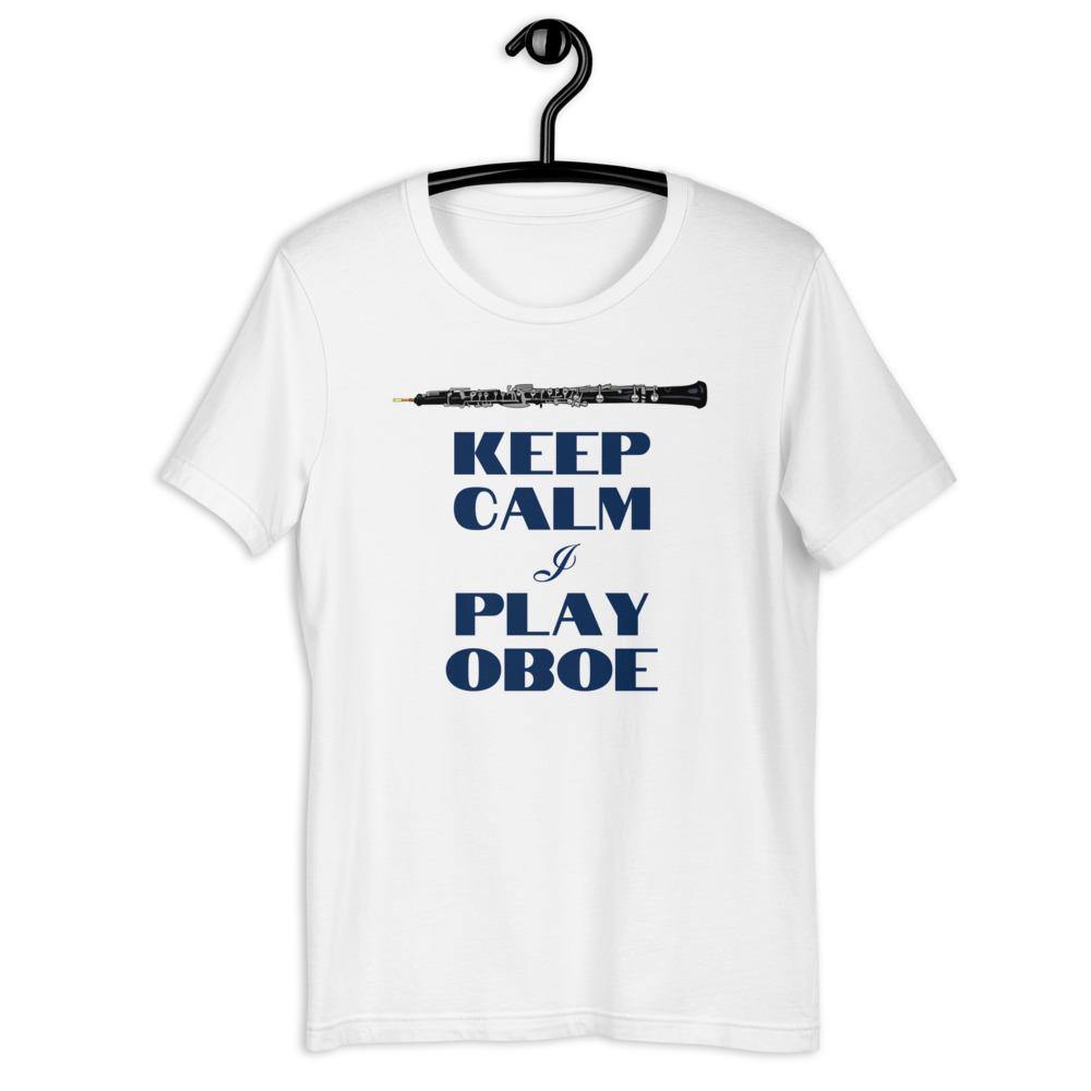 Keep Calm I Play Oboe T-Shirt - Music Gifts Depot