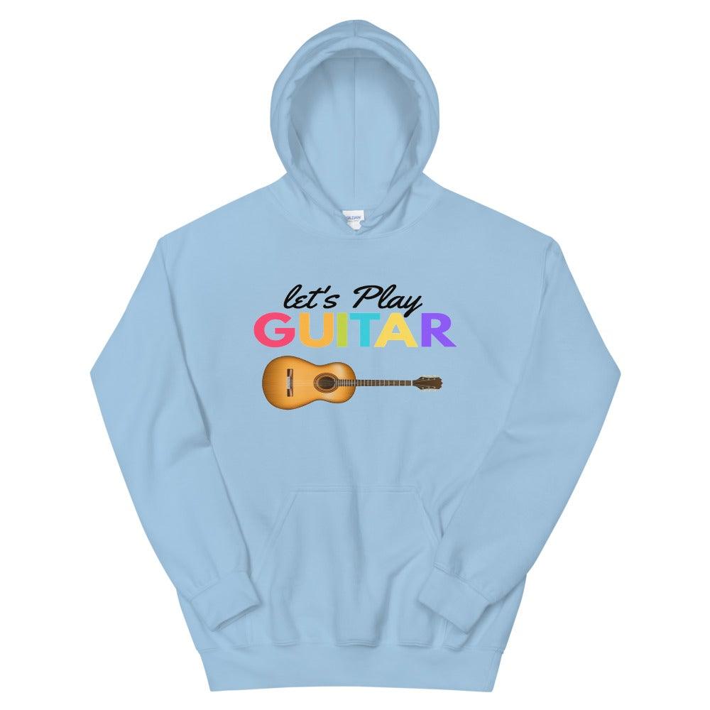 Let's Play Guitar Hoodie - Music Gifts Depot