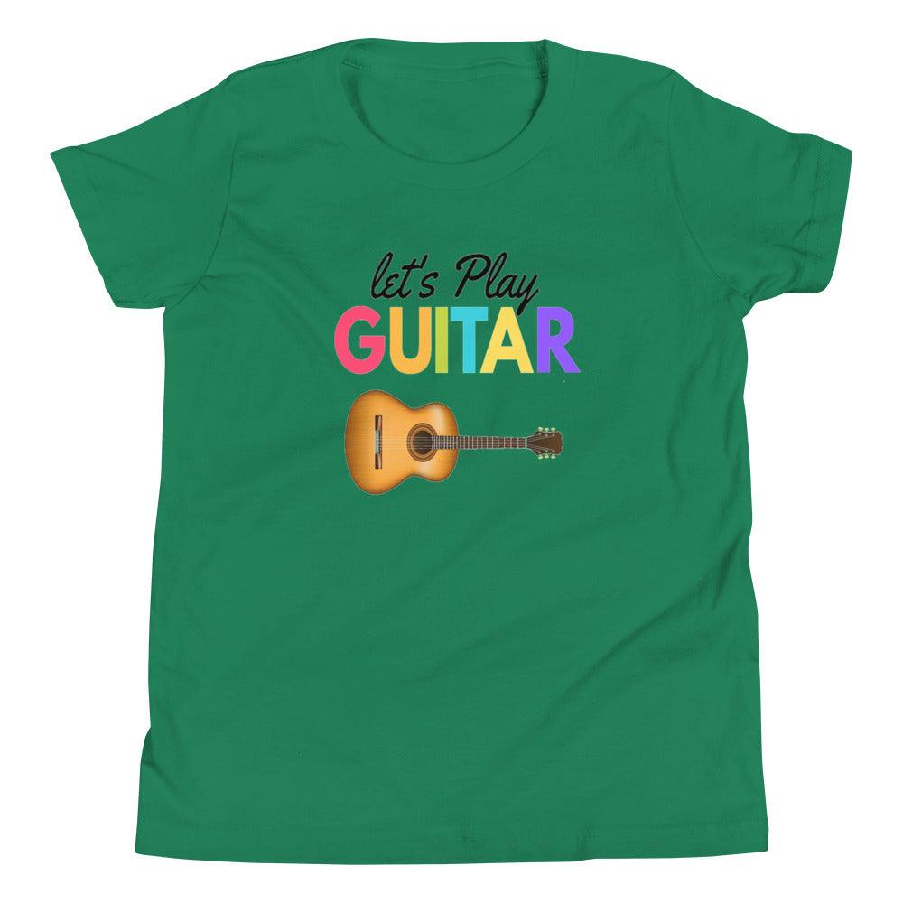 Let's Play Guitar Youth kids T-Shirt - Music Gifts Depot