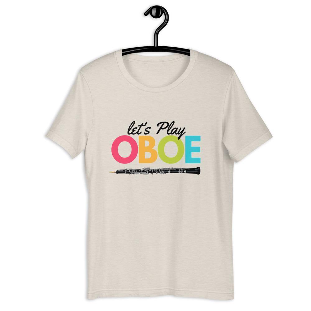 Let's Play Oboe T-Shirt - Music Gifts Depot