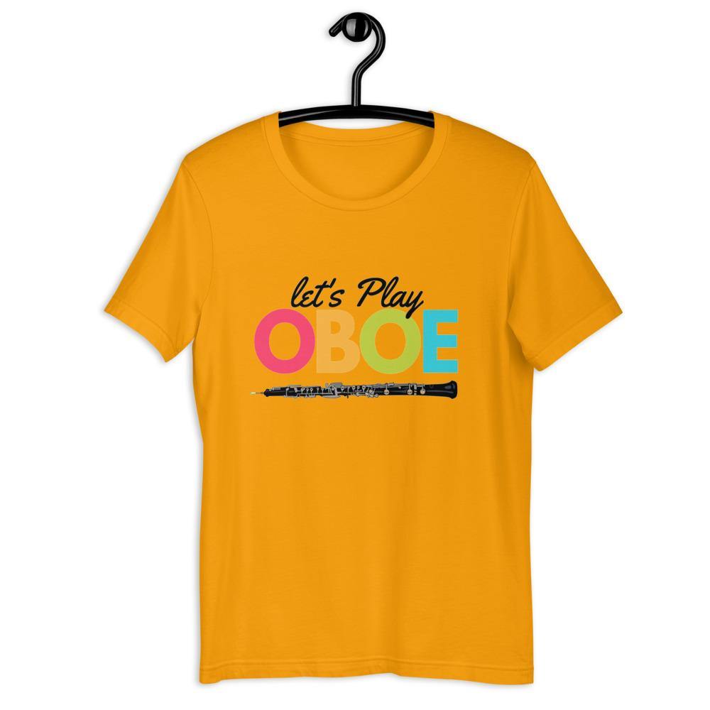 Let's Play Oboe T-Shirt - Music Gifts Depot