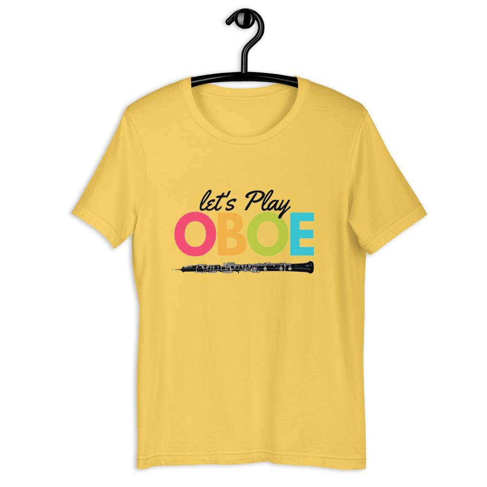 Let's Play Oboe T-Shirt - Music Gifts Depot