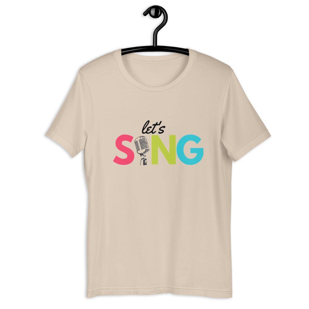 Let's Sing T-Shirt - Music Gifts Depot