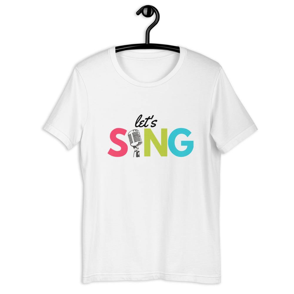 Let's Sing T-Shirt - Music Gifts Depot