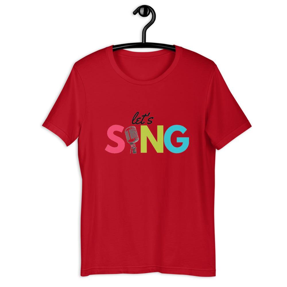 Let's Sing T-Shirt - Music Gifts Depot