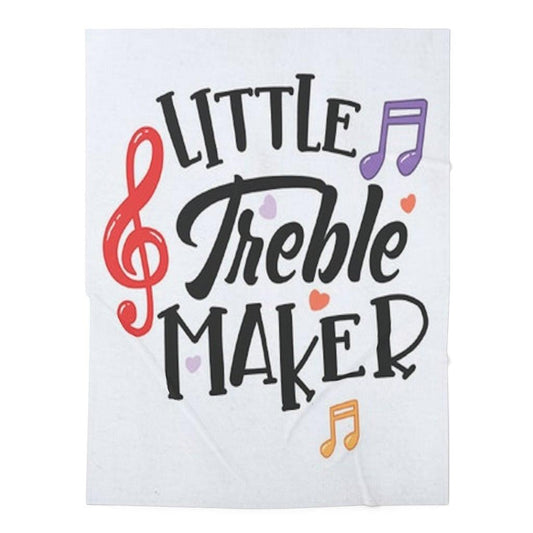 Little Treble Maker Baby Swaddle Blanket - Music Gifts Depot