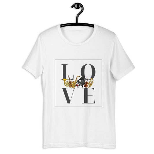 Love Concert Band T-Shirt - Music Gifts Depot