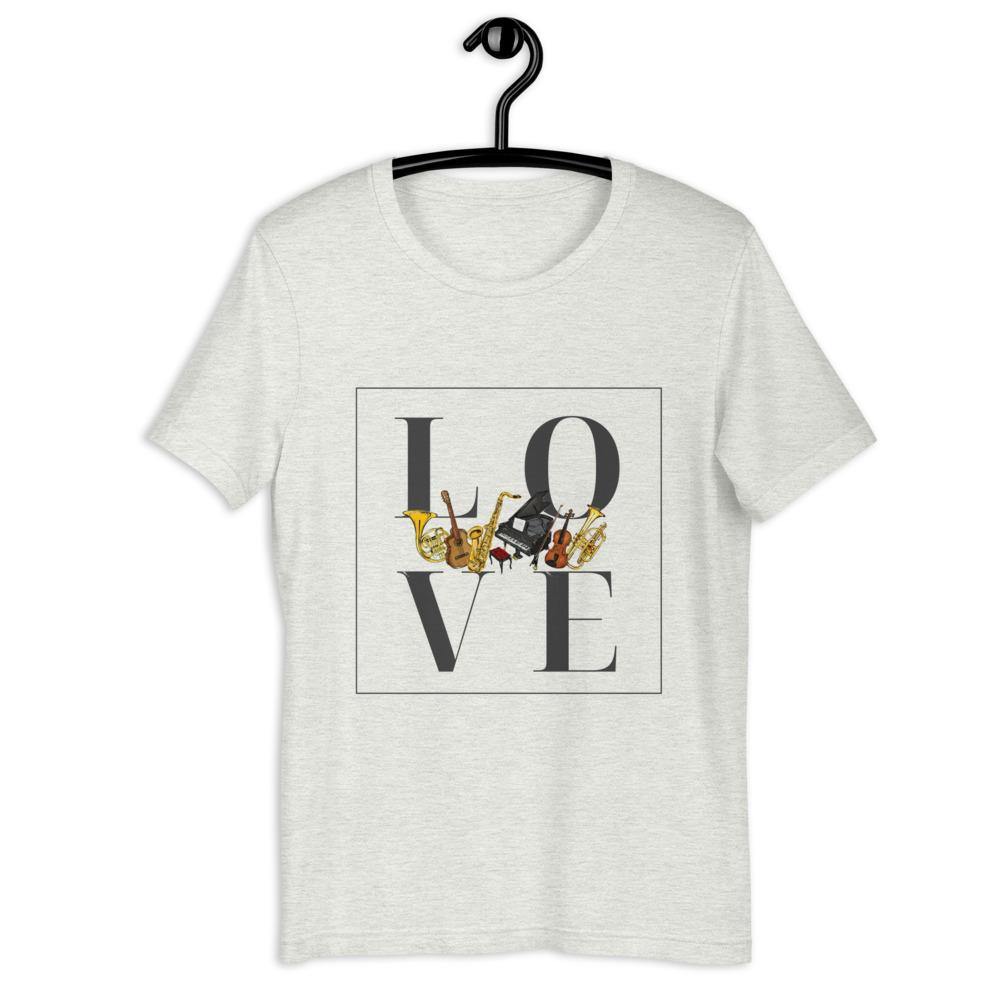 Love Concert Band T-Shirt - Music Gifts Depot