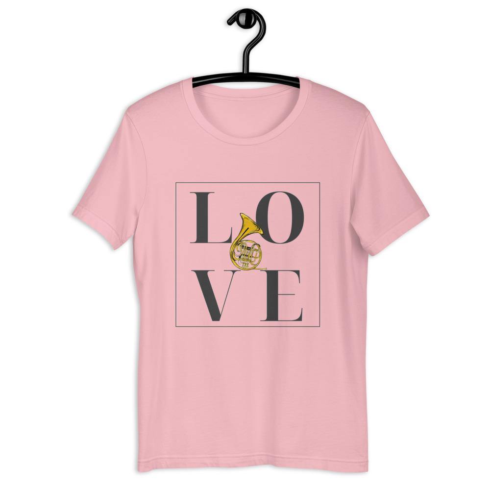 Love French Horn T-Shirt - Music Gifts Depot