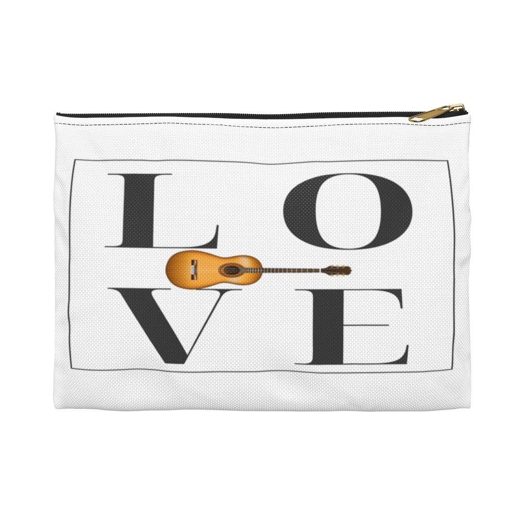 Love Guitar Accessory Pouch - Music Gifts Depot