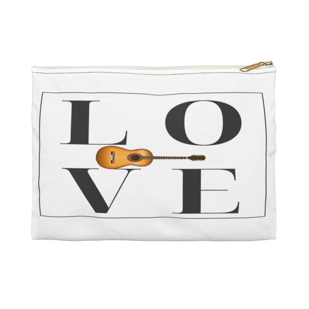Love Guitar Accessory Pouch - Music Gifts Depot