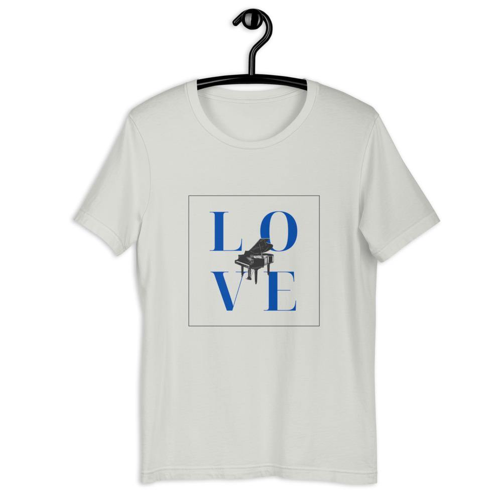 Love Piano T-Shirt - Music Gifts Depot