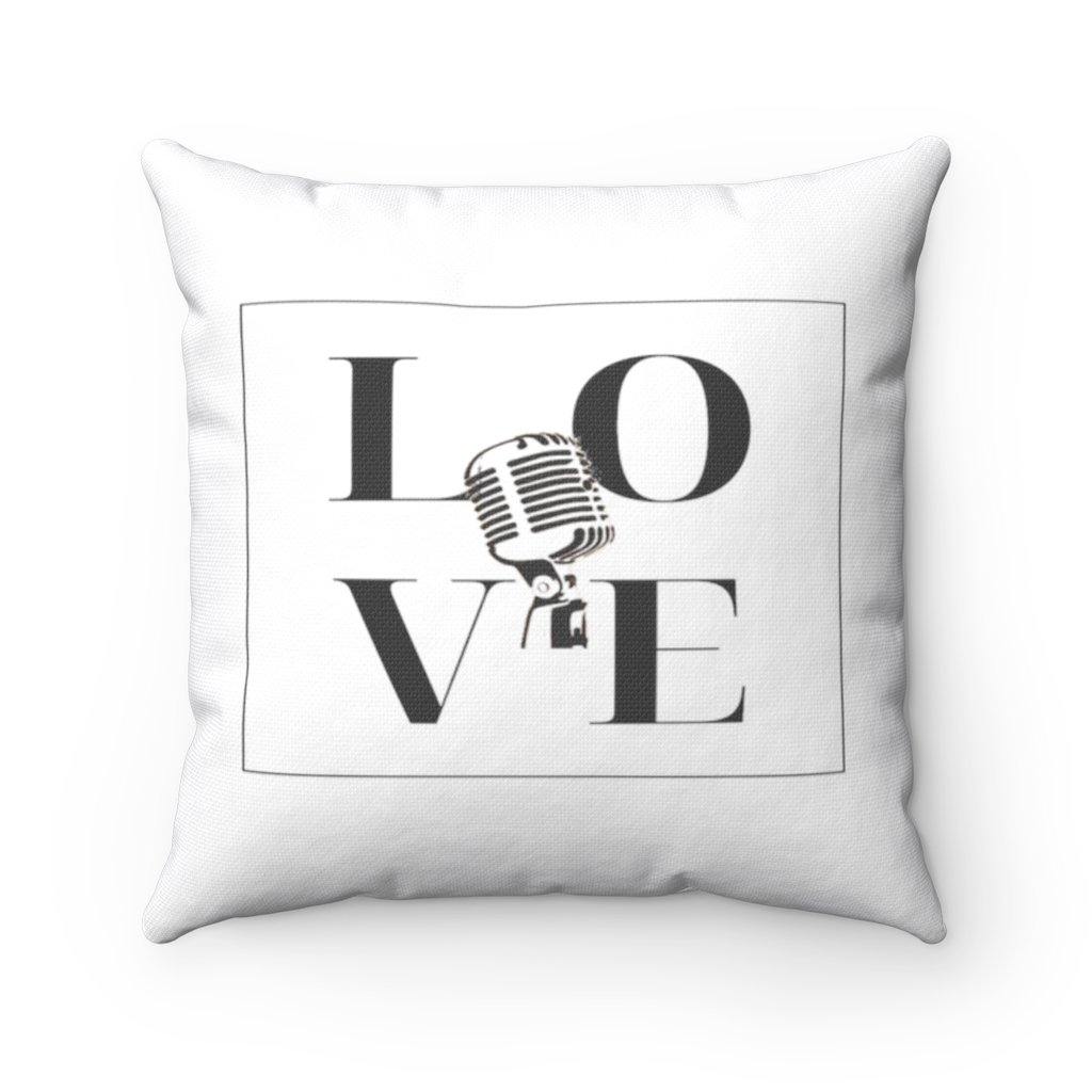 Love Singing Square Pillow - Music Gifts Depot