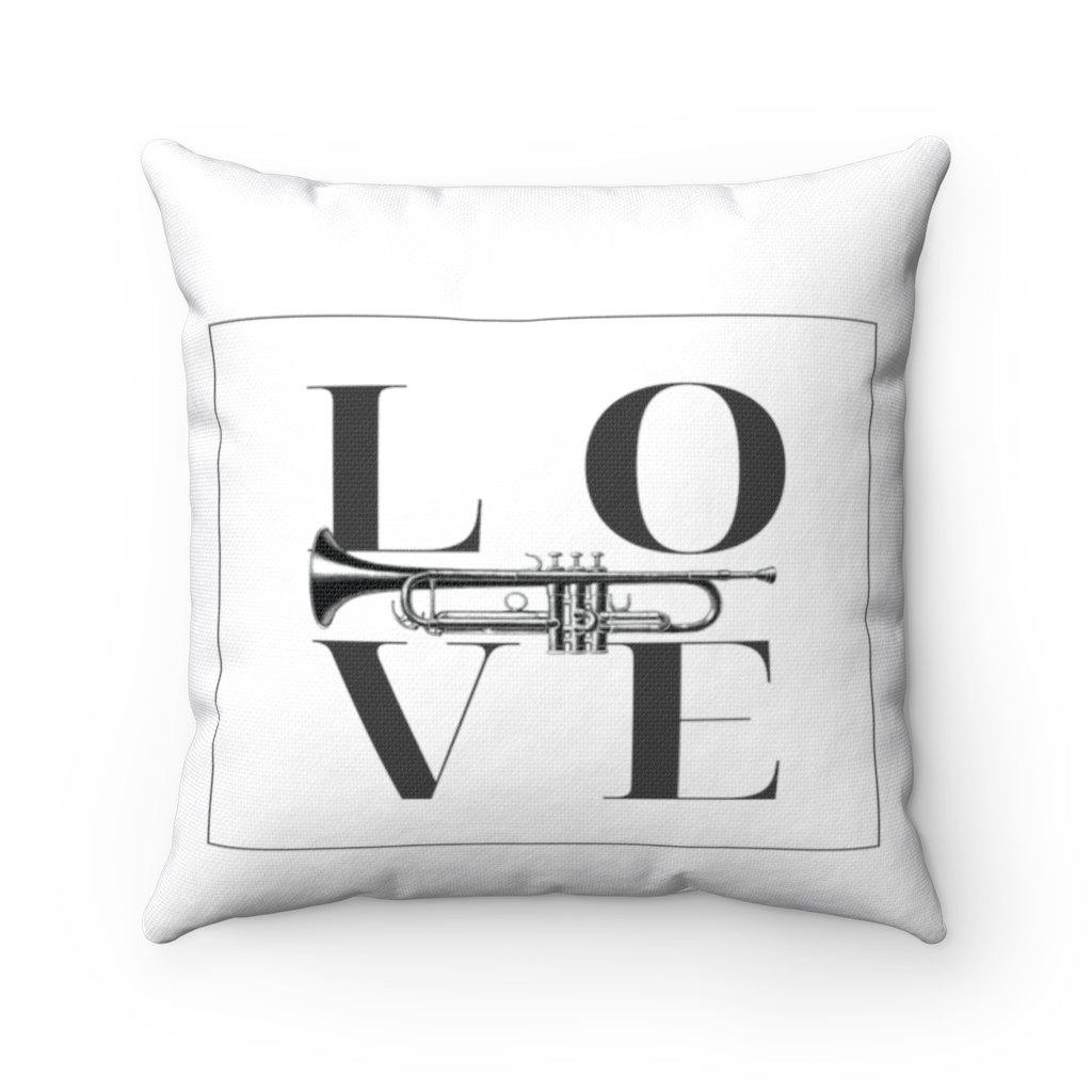 Love Trumpet Pillow - Music Gifts Depot