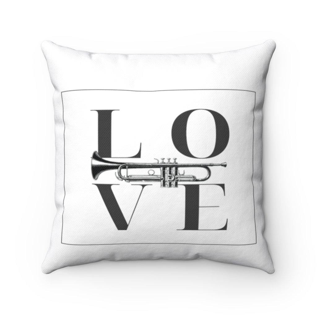 Love Trumpet Pillow - Music Gifts Depot