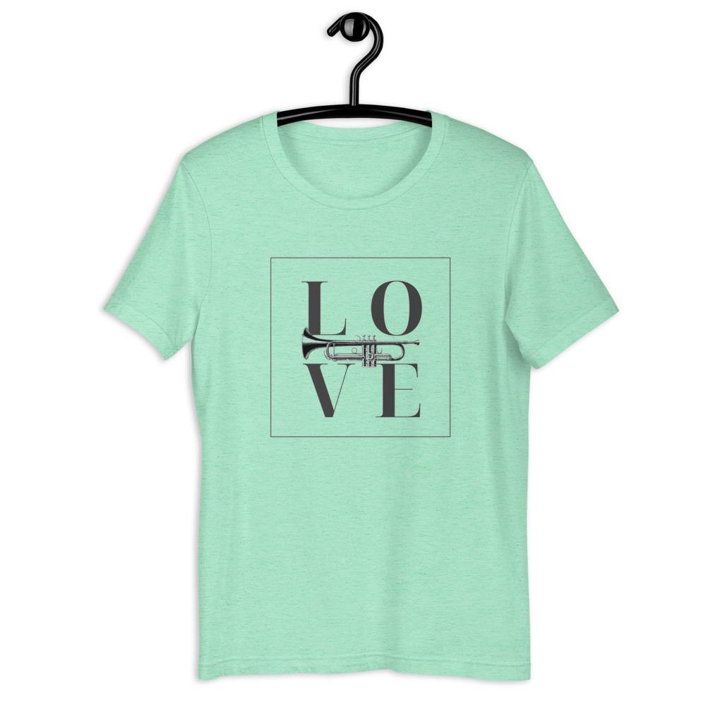 Love Trumpet T-Shirt - Music Gifts Depot