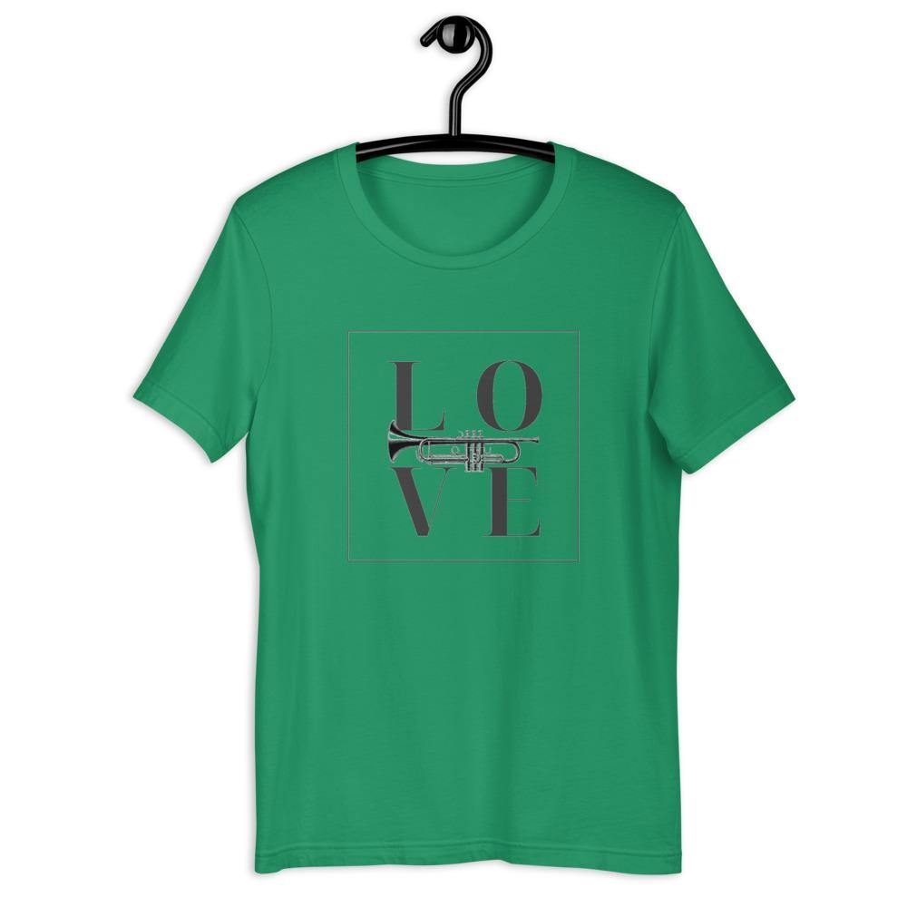 Love Trumpet T-Shirt - Music Gifts Depot