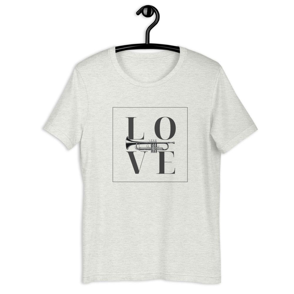 Love Trumpet T-Shirt - Music Gifts Depot