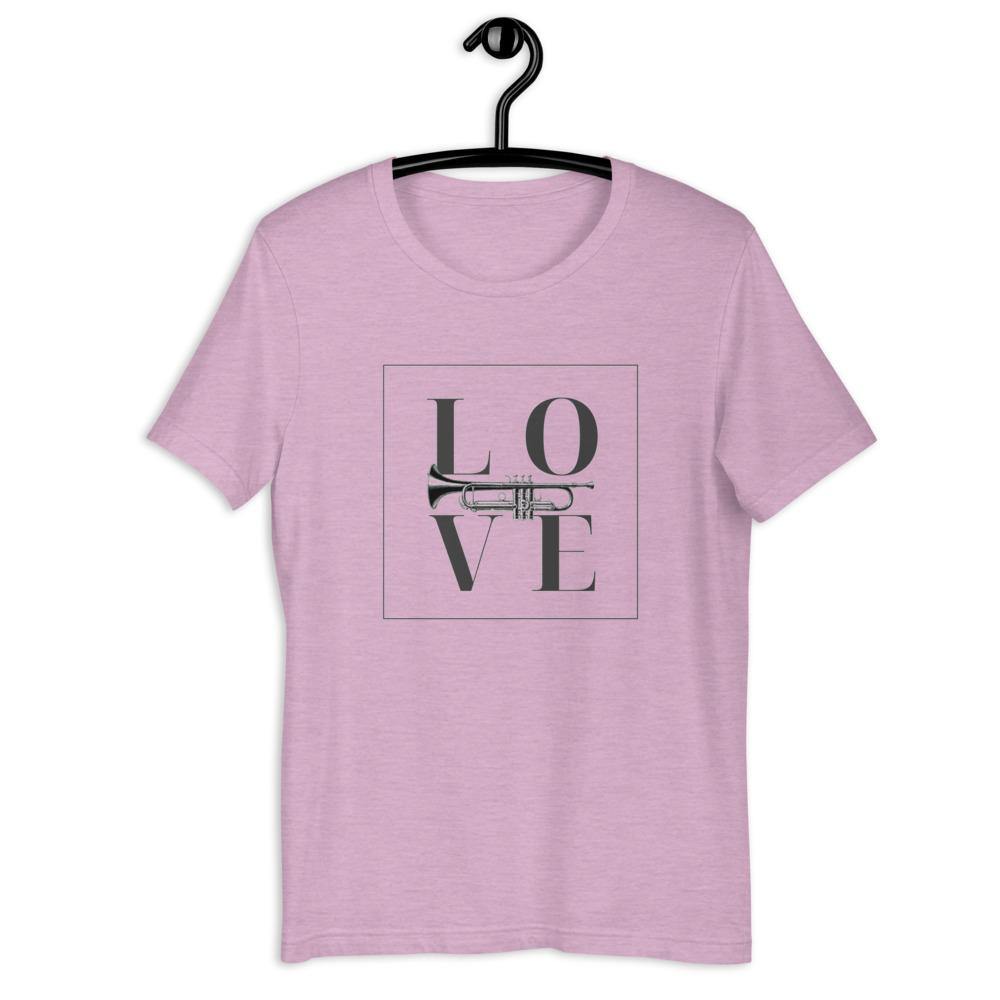 Love Trumpet T-Shirt - Music Gifts Depot