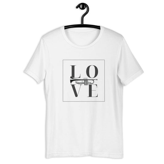 Love Trumpet T-Shirt - Music Gifts Depot