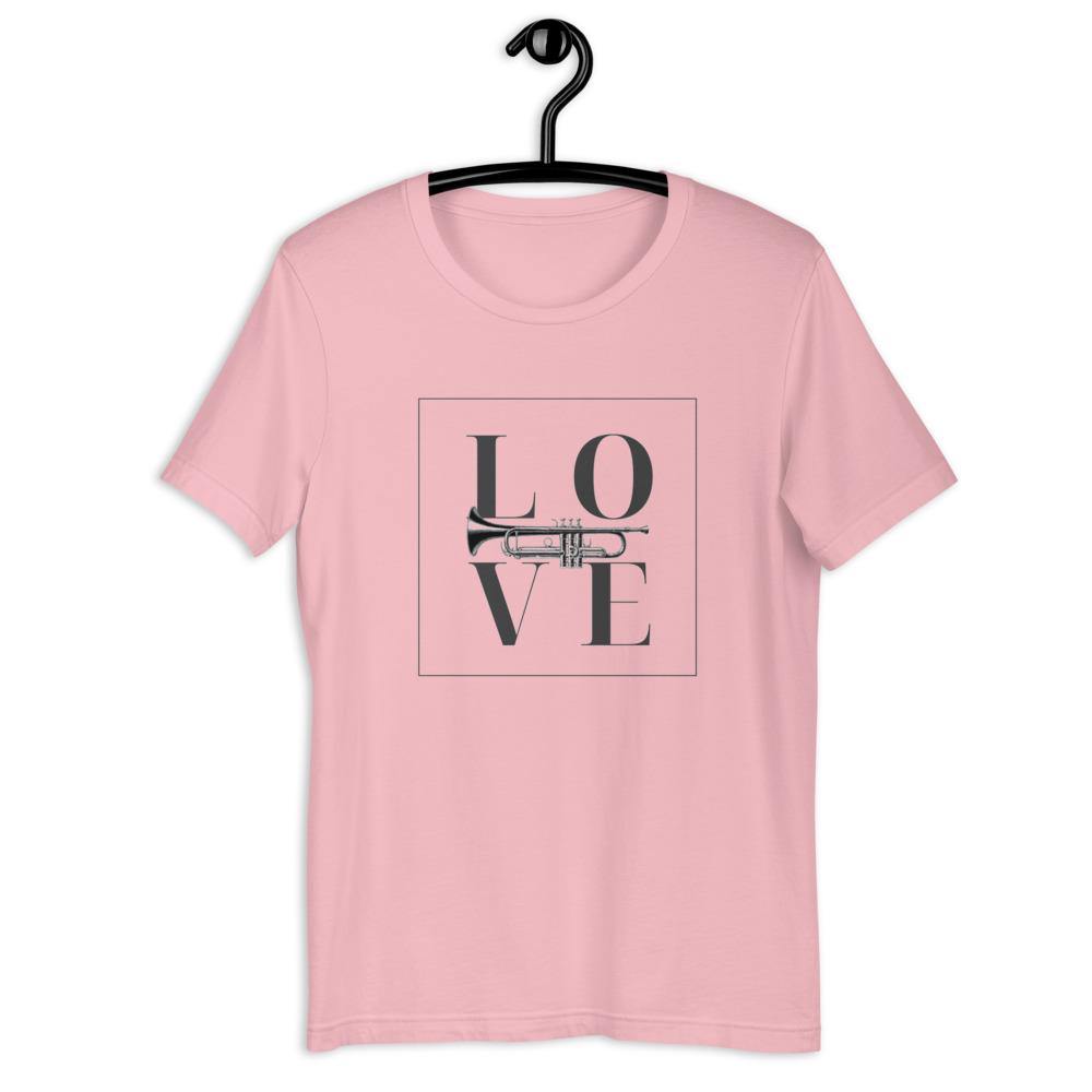 Love Trumpet T-Shirt - Music Gifts Depot