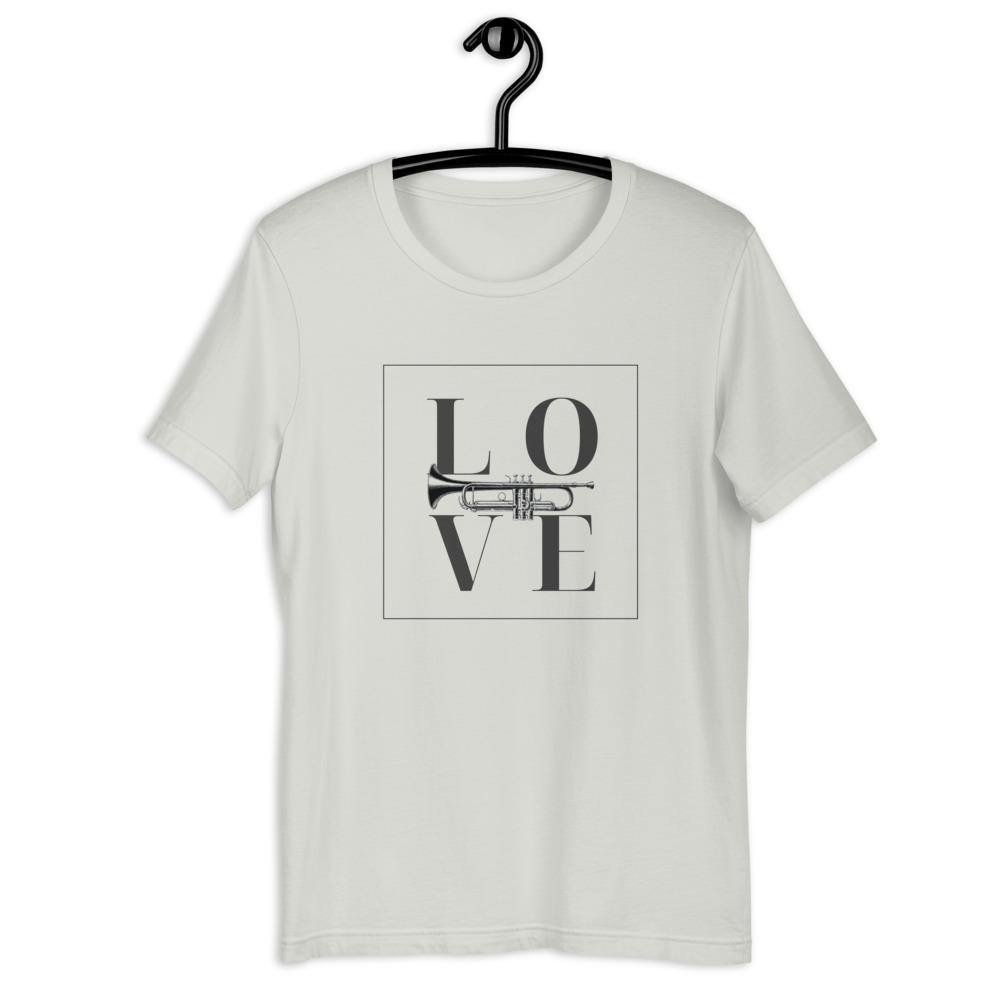 Love Trumpet T-Shirt - Music Gifts Depot