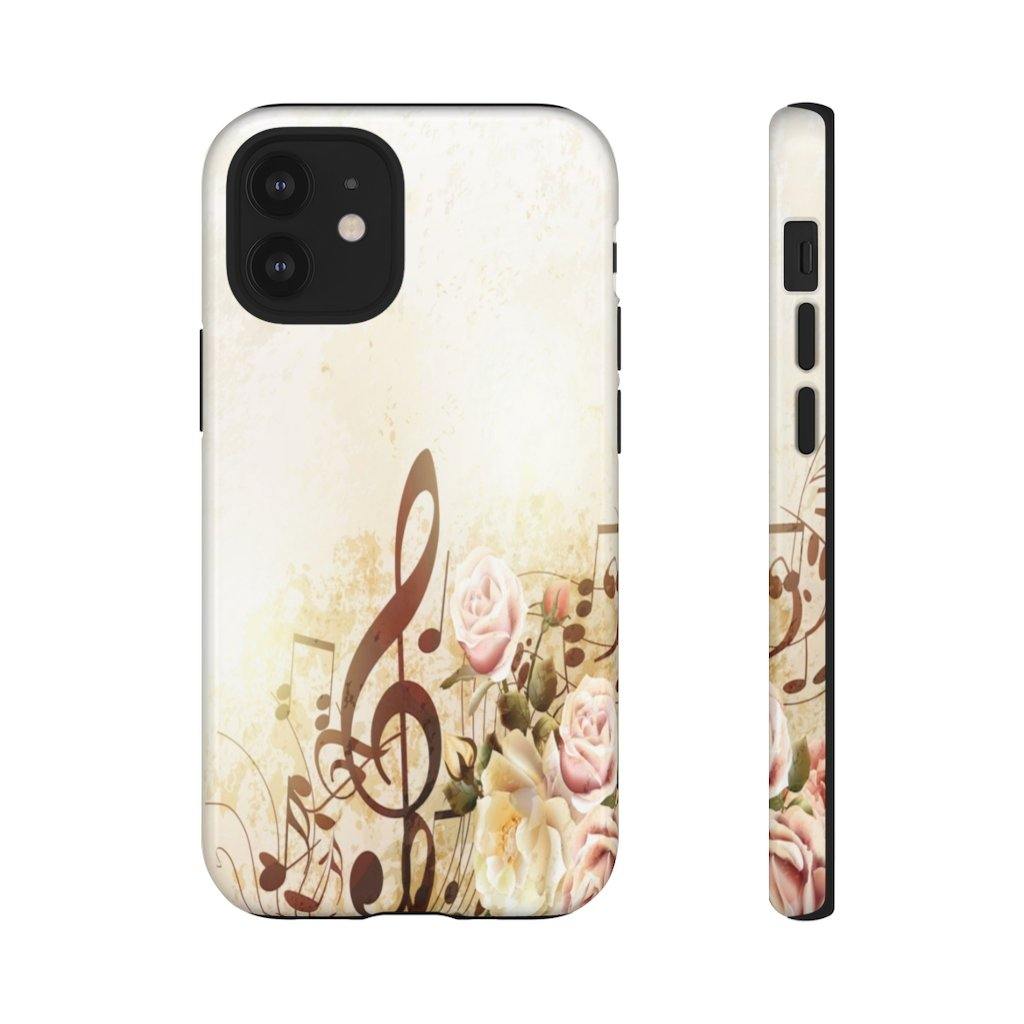 Music Flower Phone Case - Music Gifts Depot